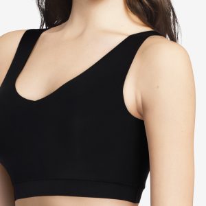 chantelle-soft-stretch-voorgevormde-v-neck-top-c16A10-zwart