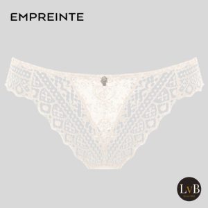 Empreinte Cassiopee string 01151 Silk ivoor kanten damesstring