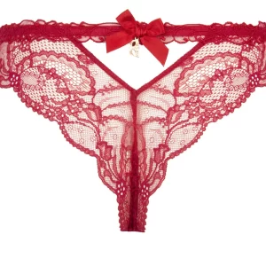 Lise Charmel string soir de Venise rouge
