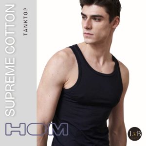 hom-heren-hemd-singlet-supreme-cotton-tanktop-401332-zwart-5