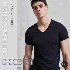 hom-supreme-cotton-t-shirt-v-neck-zwart-401331-7