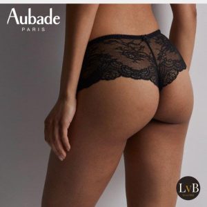 Aubade Danse des Sens shorty in zwart – elegante kanten shorty met verfijnde details, comfortabel en luxe damesondergoed van Aubade