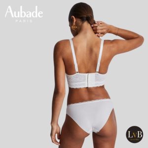 Aubade Rosessence bralette in opale met verfijnd rozenkant