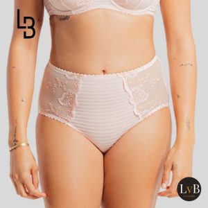 Louisa Bracq Elise 419-50 tailleslip in nude rose met verfijnd borduurwerk