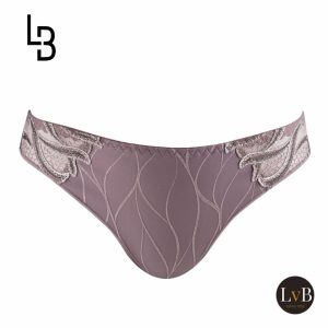 Louisa Bracq Julia rioslip in taupe met Franse lingerie-uitstraling