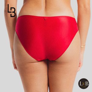 Achterzijde van de Louisa Bracq Série rioslip 471-30 in rood