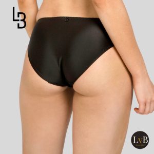 Achterzijde van de Louisa Bracq Série rioslip 471-30 in zwart