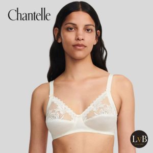 Chantelle Amazone C21020 ivoor bh zonder beugel gedragen vooraanzicht