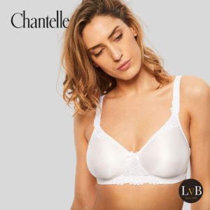 Chantelle Hedona C20320-010 wit draadloze bh detail voorzijde