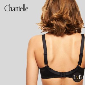Chantelle Hedona C20320-011 zwart bh zonder beugels achteraanzicht