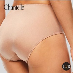 Chantelle Hedona C20340-012 huidkleur hoge taille slip achteraanzicht