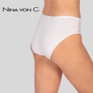 Nina von C heupslip wit 40-70-880 met kanten inzet
