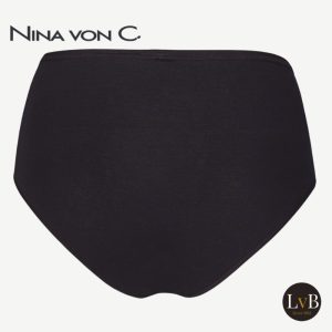 Achterkant van Nina von C heupslip zwart 40-70-880 glad afgewerkt