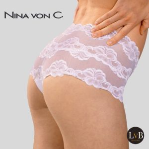 Nina von C hipster wit 40-130-880 met volledig kanten achterzijde