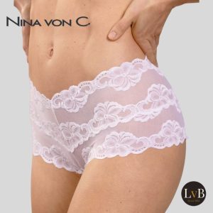 Nina von C slipboutique hipster wit met kant 40-130-880