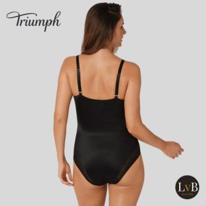 Triumph True Shape Sensation BSWP body zwart achterkant – naadloze corrigerende body