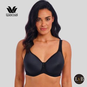 Wacoal Basic Beauty zwarte full figure bh met gladde cups en beugel