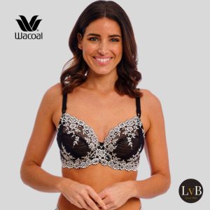 Wacoal Embrace Lace beugel bh zwart wit detail voorkant