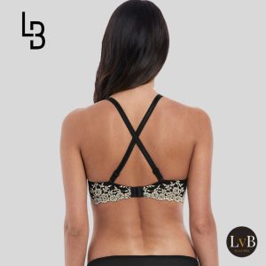 Wacoal Embrace Lace bralette zwart achterkant