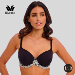 Wacoal Embrace Lace gladde bh zwart detail cups