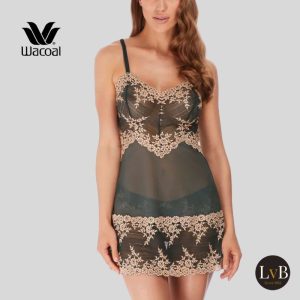 Wacoal Embrace Lace jurkje ebony grijs voorzijde
