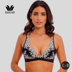 Wacoal Embrace Lace soft bh zonder beugel zwart voorkant