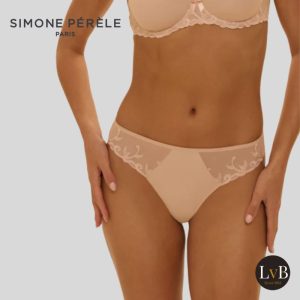 Simone Pérèle Andora string nude peau rosee voorkant model