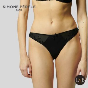 Simone Pérèle Andora string zwart dames voorkant model
