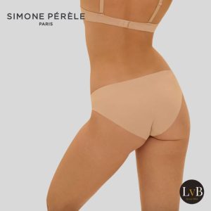 Achterkant Simone Pérèle katoenen bikini slip nude dames