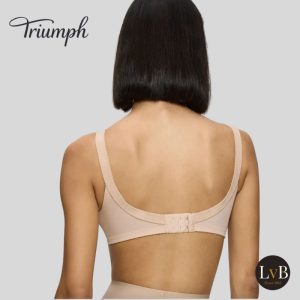 Achterkant Triumph Doreen BH zonder beugel skin met brede bandjes