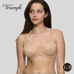 Triumph Essential Minimizer bh smooth skin huidkleur minimizer beha op model