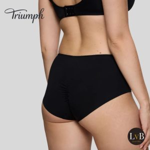 Triumph Essential Minimizer hipster slip zwart achterkant naadloos damesondergoed