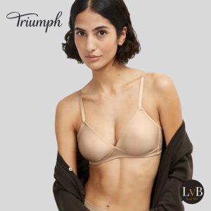 Triumph Soft Sensation P X voorgevormde bh zonder beugel huidkleur voorkant