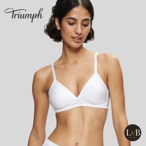 Triumph Soft Sensation P X voorgevormde bh zonder beugel wit voorkant