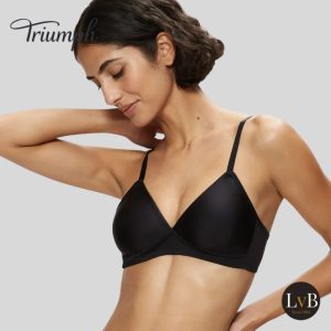 Triumph Soft Sensation P X voorgevormde bh zonder beugel zwart voorkant