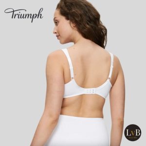 Achterkant van Triumph True Shape Sensation W01 minimizer bh wit