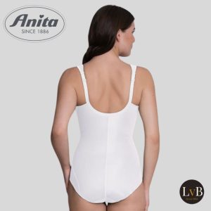 Achterkant van Anita Clara 3459 comfort corselet zonder beugel in wit met ondersteunende pasvorm