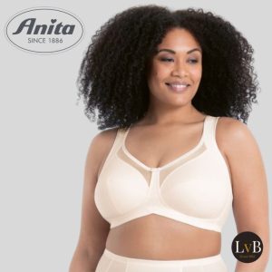 Anita Clara 5459 comfort bh zonder beugel in champagne ivoor met natuurlijke pasvorm en stevige ondersteuning