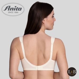 Achterkant van Anita Clara 5859 comfort bh zonder beugel met gladde cups in champagne ivoor kleur
