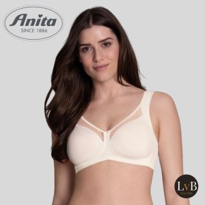 Anita Clara 5859 comfort bh zonder beugel met gladde cups in champagne ivoor met natuurlijke pasvorm