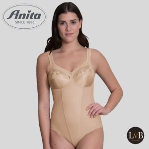 Anita Safina Topcomfort corselet 3448 body zonder beugel zand huidkleur voorkant
