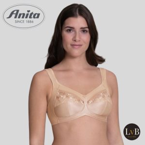 Anita Comfort Safina bh zonder beugel 5448 sand huidkleur voorkant model