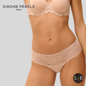 Simone Perele shorty huidkleur model voorkant onzichtbare slip