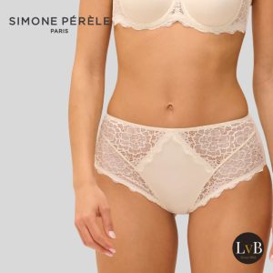 Simone Perele tailleslip huidkleur model voorkant hoge slip dames