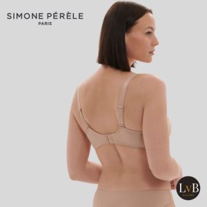 Simone Perele Delice full cup bh achterkant blush 709 verstelbare bandjes
