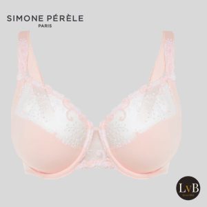 Simone Perele Delice full cup bh met beugel 12X320 blush poeder roze kant