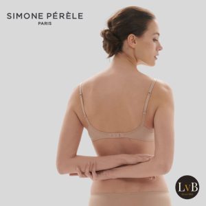 Simone Perele Delice balconnet bh achterkant peau nude verstelbare bandjes