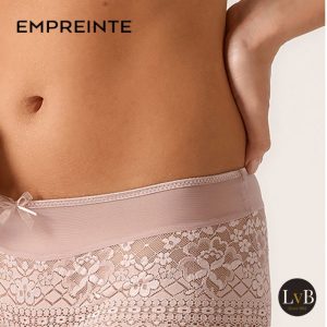 Zijaanzicht van Empreinte Melody shorty in Rose Thé artikel 0578