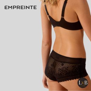 Achterzijde van Empreinte Melody shorty in zwart artikel 0578