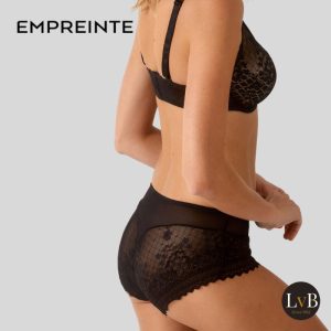 Achterzijde van Empreinte Melody tailleslip in zwart artikel 0373